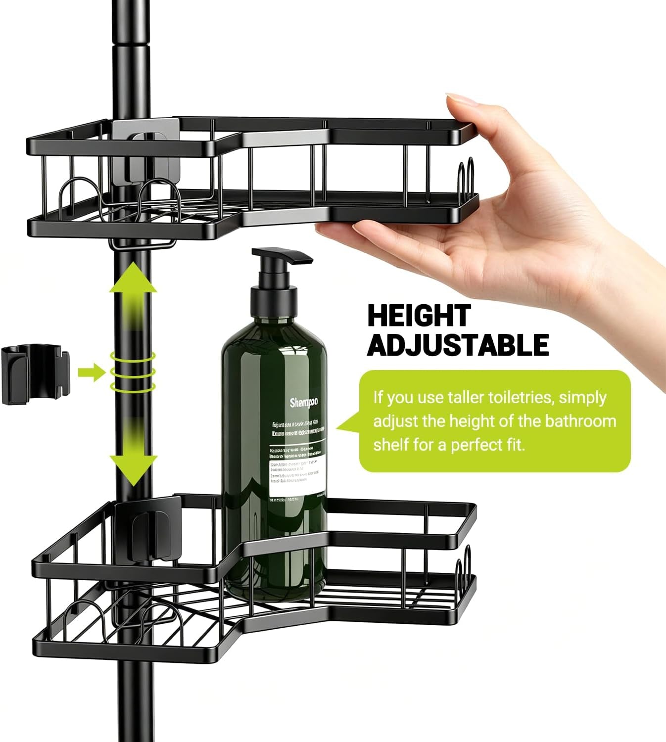 standing-corner-shower-caddy-4-tier-rustproof-adjustable-shower-shelves