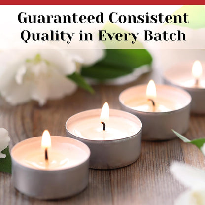 Tea Light Candles in Metal Cups - 4.5 Hours Clean, Long Burning White Unscented - 250 Votive Candles Bulk for Romantic Dinner, Wedding, Spa & Hotels by PARNOO8