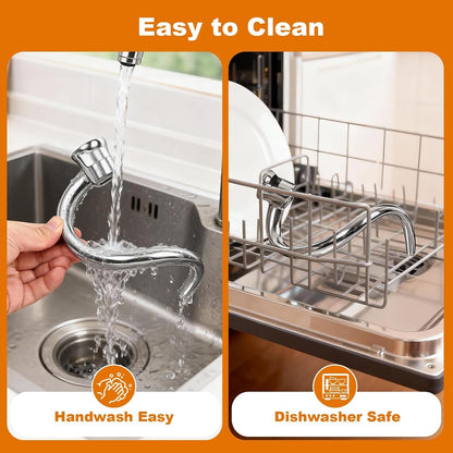 Stainless Steel Spiral Dough Hook for Kitchen Aid 4.5QT / 5QT Tilt-Head Mixers, Dishwasher Safe, Dough Hook Attachment - Efficient Kneading for Bread, Pizza, Pasta, Cookies7
