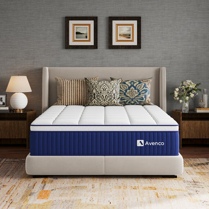 14 Inch Queen Mattress, Queen Hybrid Mattress with Gel Memory Foam1