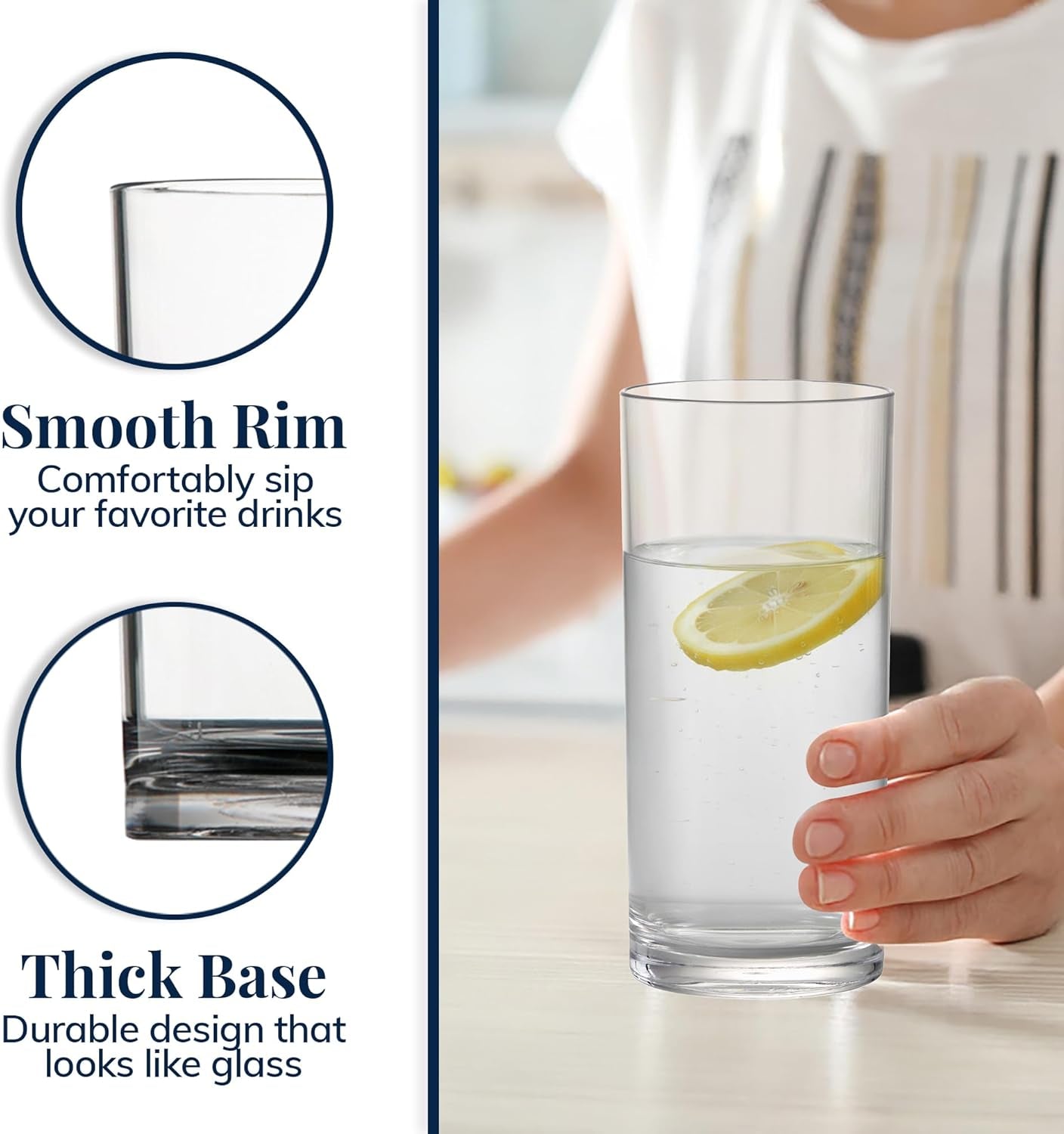 classic-clear-plastic-reusable-drinking-glasses-set-of-6-16oz-water-cups-bpa-free-tumblers-made-in-usa-top-rack-dishwasher-safe