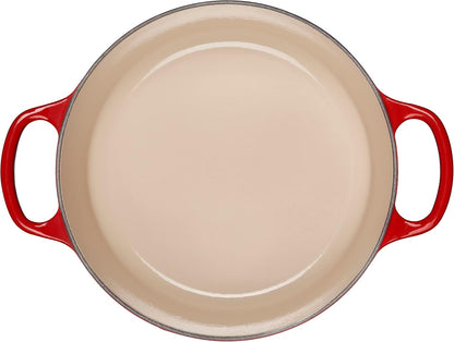 Le Creuset Enameled Cast Iron Signature round Dutch Oven, 3.5 Qt, Cerise4