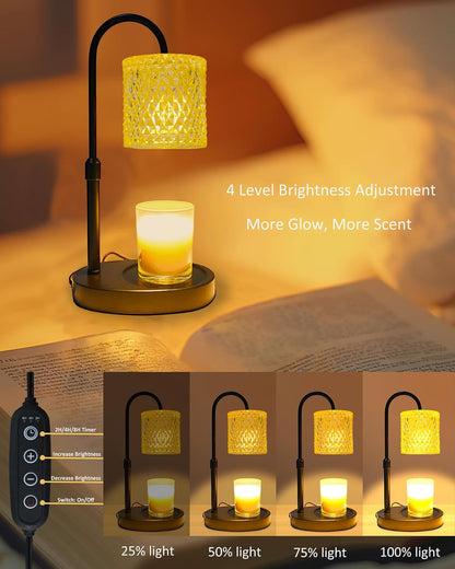 Candle Warmer Lamp with Timer Dimmable Height Adjustable, Birthday Gifts for Women Mom, House Warming Gifts New Home Decor, Candle Warmer for Jar Candles2