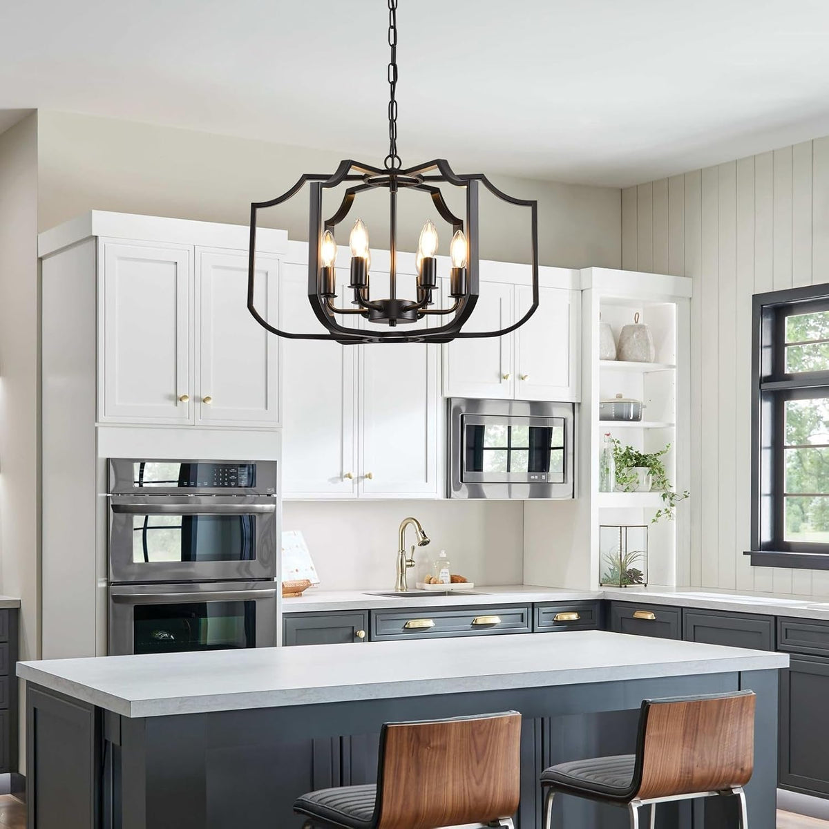 21-6-black-chandelier-6-light-geometric-dining-room-fixture-modern-metal-chandelier-lighting-for-farmhouse-living-room-bedroom-entryway-kitchen-island