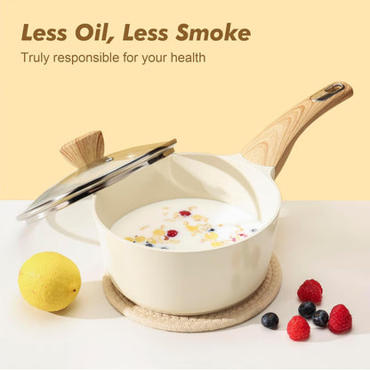 Ceramic Cookware Sets, Pots and Pans Set Nonstick, 20-Piece Induction Cookware, Non-Toxic Healthy Non Stick Kitchen Cooking Set with Stay-Cool Handles, PFAS PTFE PFOA PFOS Free7