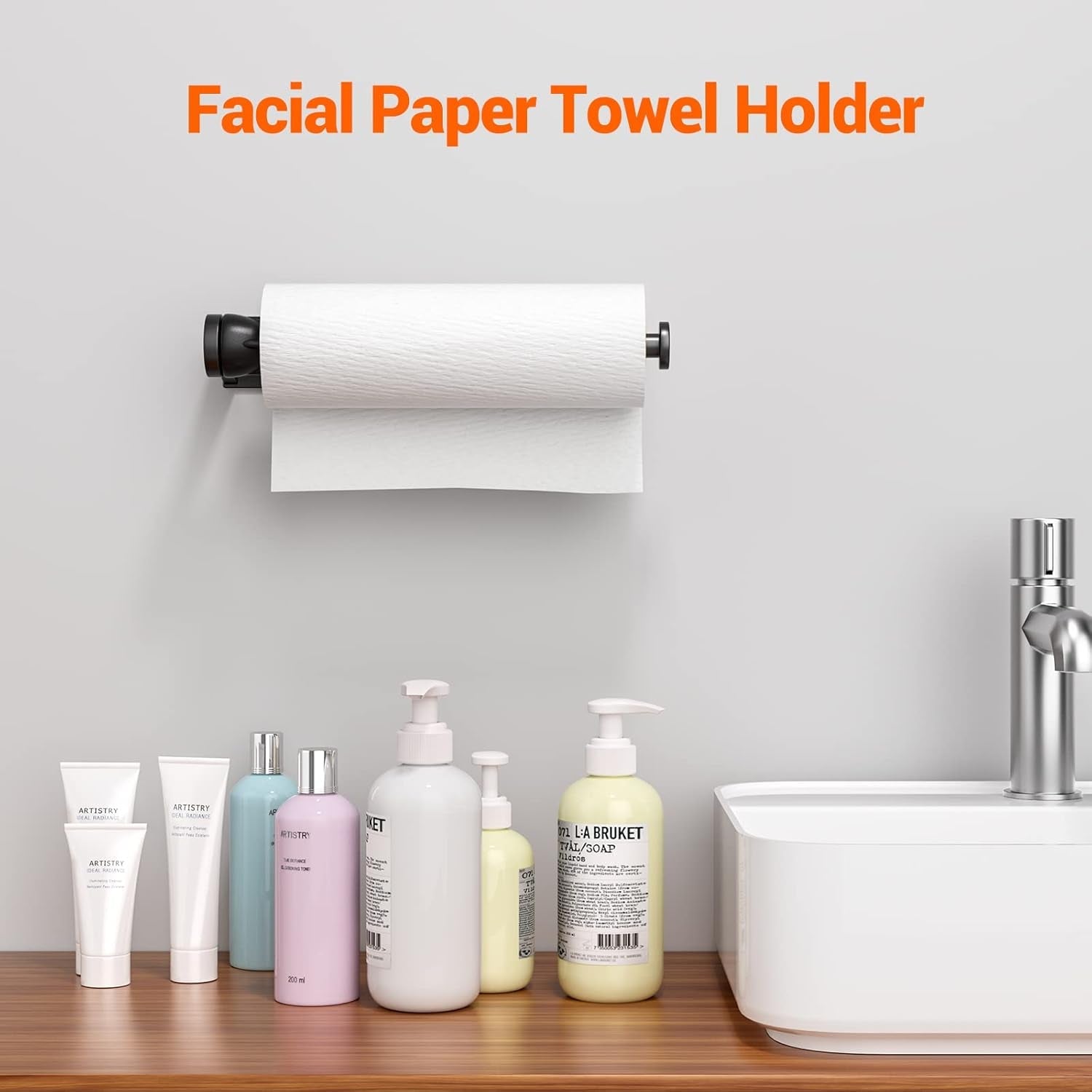 paper-towel-holder-under-cabinet-single-hand-operable-wall-mount