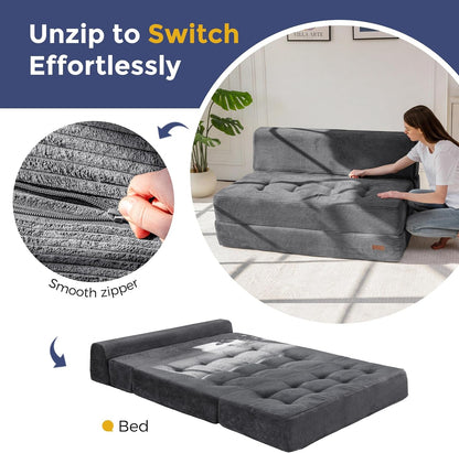 Folding Sofa Bed, 8-Inch Fold-Out Chair Bed, Single7