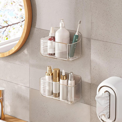 Wall Mount Organizer, 2Pc Small Adhesive Cabinet Door Organizer1
