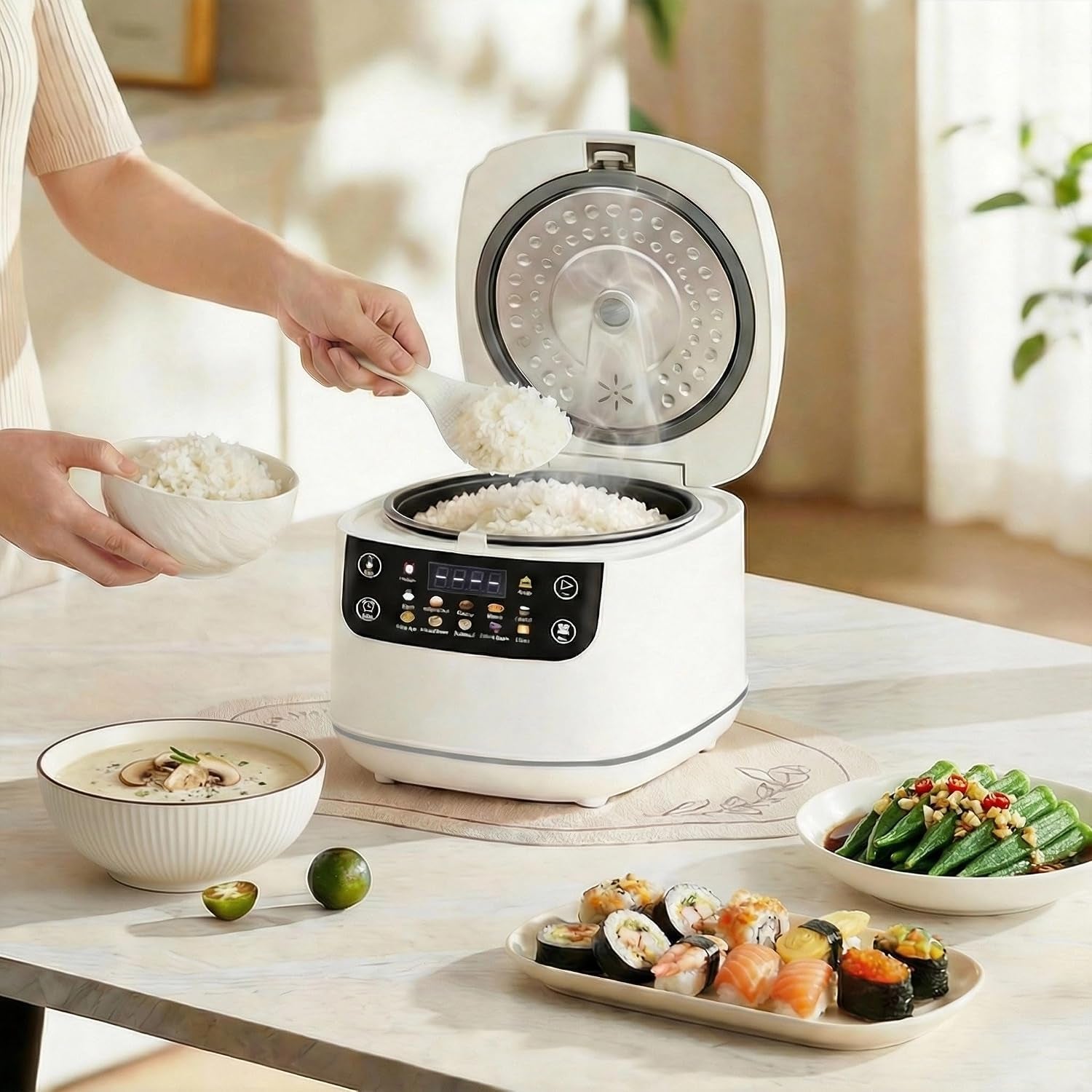 portable-digital-rice-cooker-6-cup-uncooked-12-cup-cooked-small-rice-maker-with-steaming-basket-mini-rice-cooker-with-2l-removable-nonstick-inner-pot-10-menu-options-auto-keep-warm-24-hour-delay-timer-white
