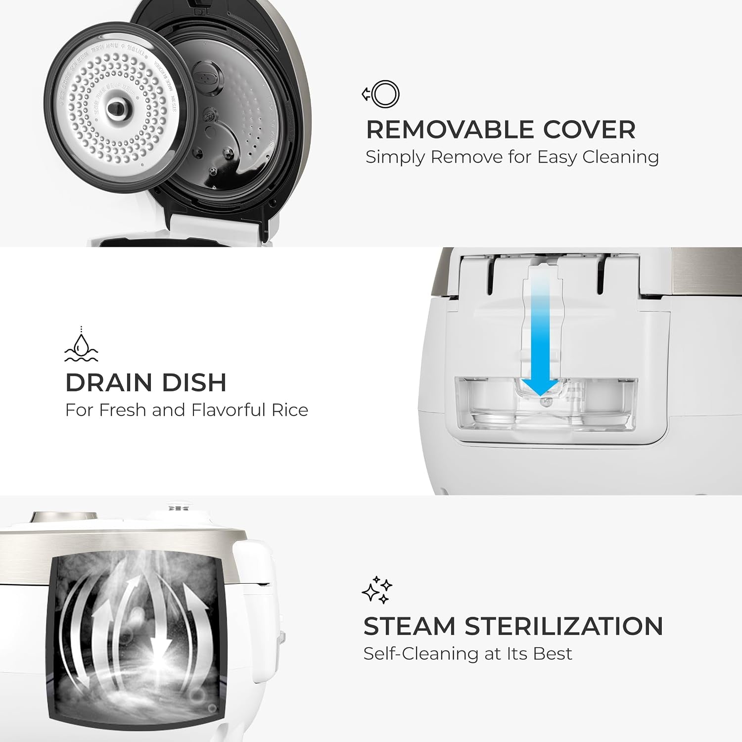 cuckoo-crp-rt0609fw-6-cup-twin-pressure-plate-rice-cooker-warmer-with-high-heat-gaba-mixed-scorched-turbo-porridge-baby-food-steam-hi-non-press-and-more-made-in-korea-white-6-cup-uncooked-capacity-diamond-coated-inner-pot-15-cooking-mod