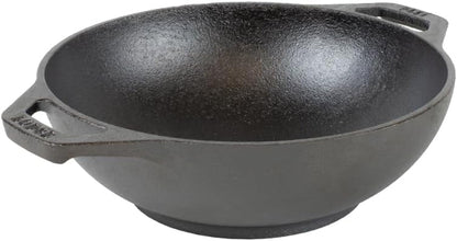 Pre-Seasoned Cast Iron Stir Fry Mini Wok, Pfas-Free, 9 Inches | Pfas-Free Cast Iron Wok for Stir Fry, Searing & Everyday Cooking, Oven & Stovetop Safe, Non-Toxic & Durable4