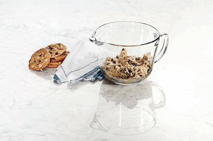 Batter Bowl, 2 Quart Glass Mixing Bowl with Truefit Lid8