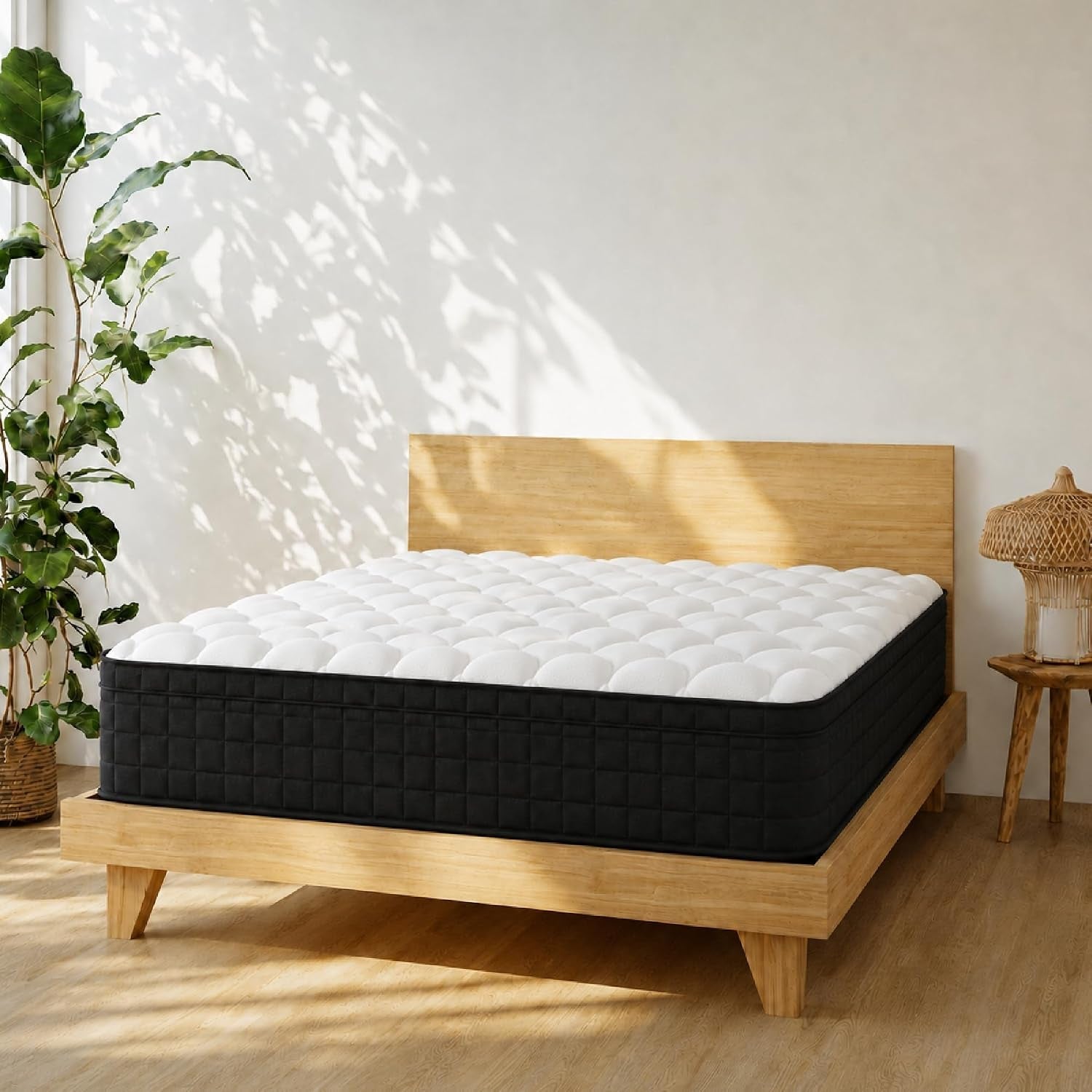 full-size-12-inch-hybrid-innerspring-mattress-individual-pocket-coils-gel-memory-foam-medium-soft-black-white-cover-fiberglass-free-certipur-us-certified-compressed-bed-in-a-box-54-x-75