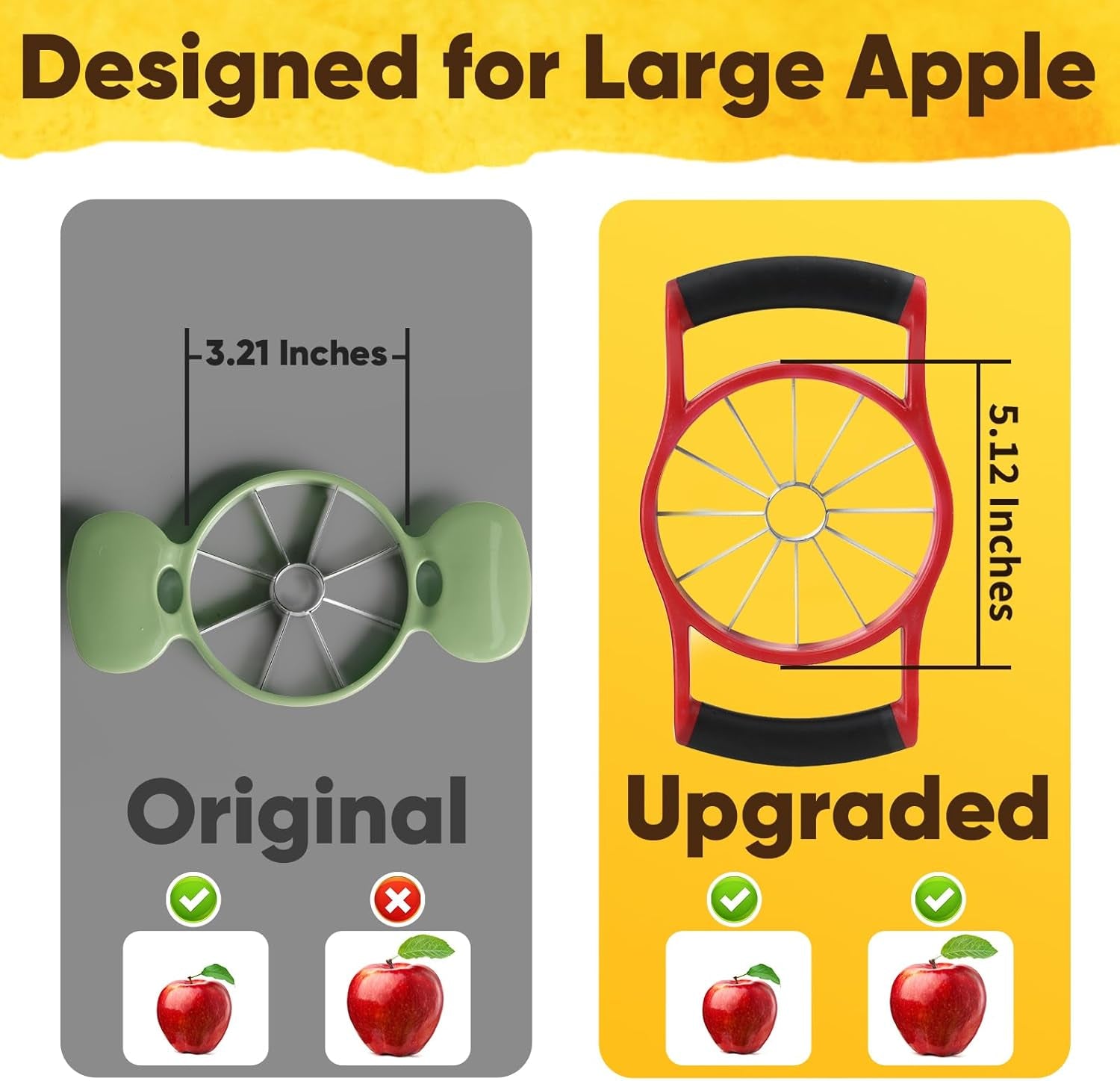 newness-5-12-in-large-apple-slicer-cut-12-thin-slices-all-the-way-through-heavy-duty-stainless-steel-apple-corer-slicer-for-fruits-vegetables-dishwasher-safe