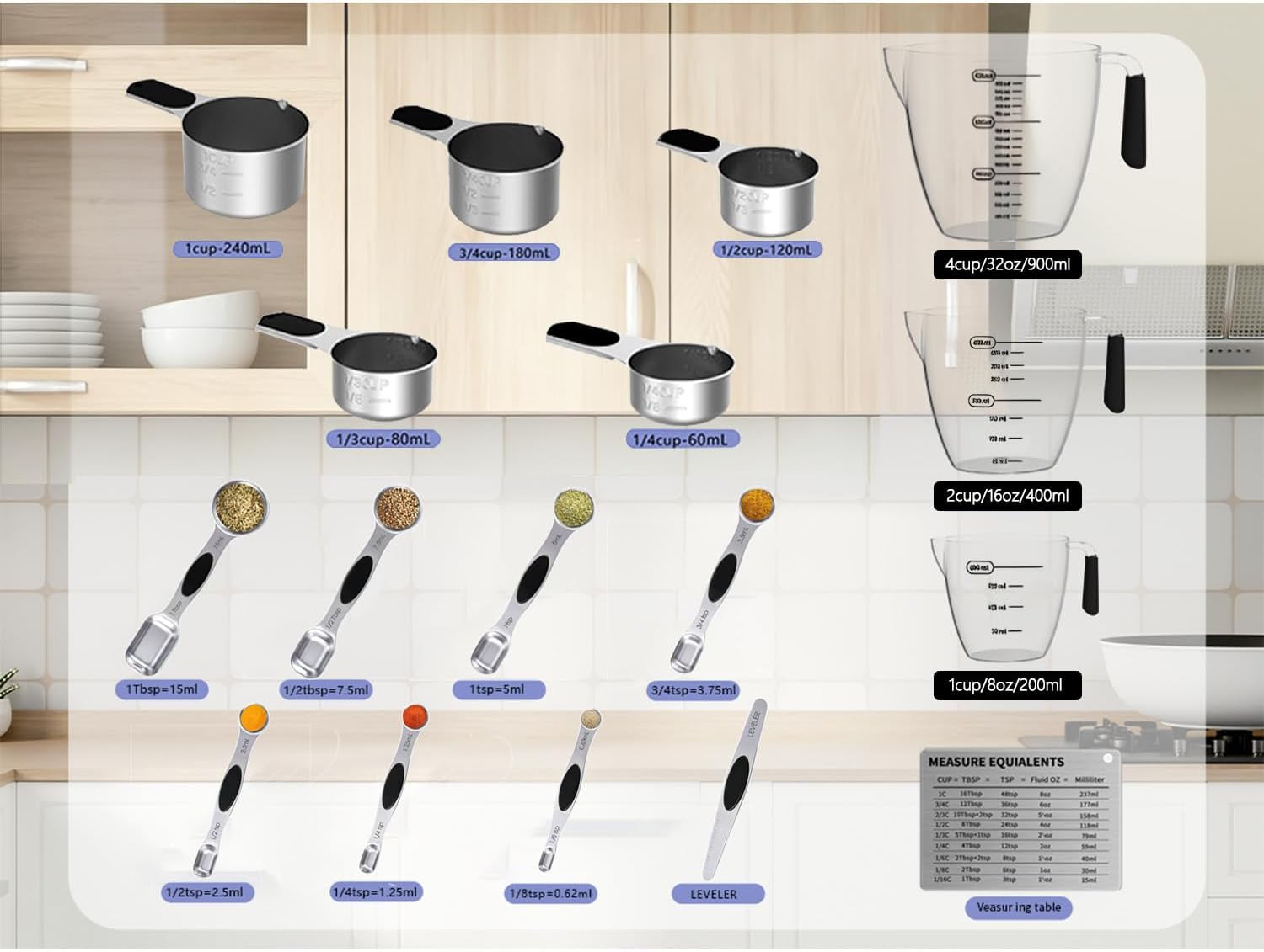 measuring-cups-and-spoons-set-magnetic-measuring-5-cups-7-spoons-1-leveler-3-plastic-measuring-cup-with-1-measuring-conversion-chart-metal-stainless-steel-for-baking-cooking