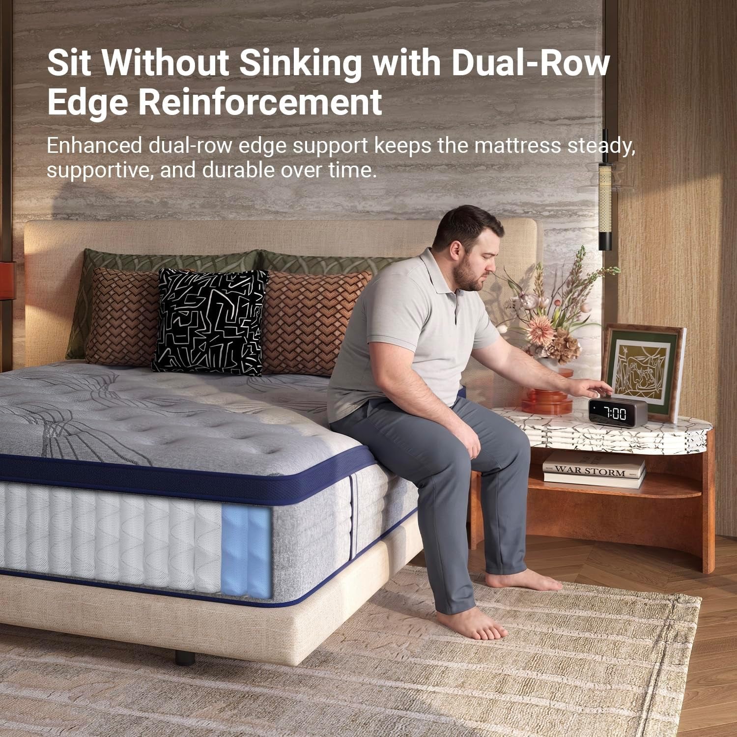 full-mattress-10-inch-luxury-hotel-level-cooling-hybrid-mattress