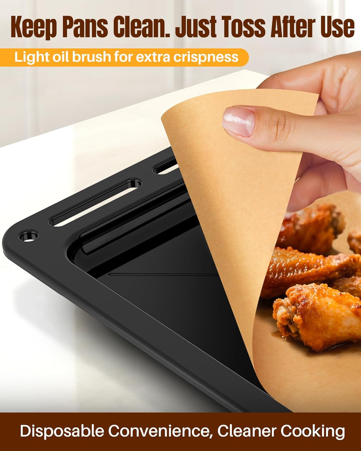 140-parchment-paper-sheets-9x13-inch-precut-unbleached-baking-paper-sheets-for-oven-air-fryer-cookies-bread-pizza-non-stick-greaseproof-liners-natural-brown-parchment-for-baking