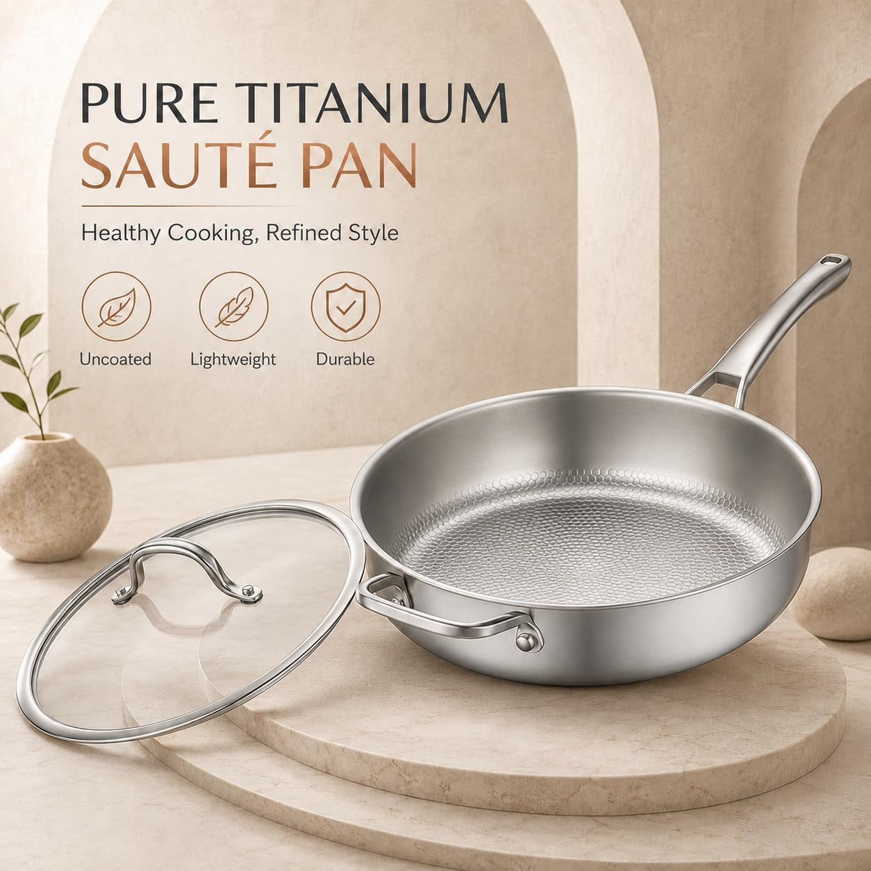 titanium-frying-pan-pure-with-lid-uncoated-hammered-deep-skillet-for-cooking-pfas-pfoa-ptfe-free-nonstick-cookware-scratch-resistant-for-induction-gas-oven-dishwasher-safe-9-44in