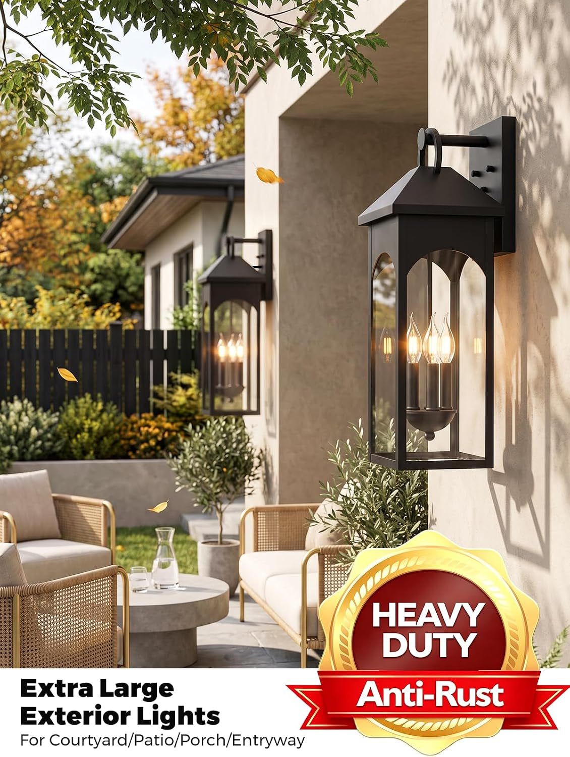 outdoor-wall-lights-extra-large-24-inch-porch-lights-modern-matte-black