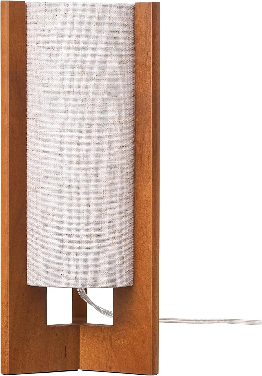 13-5-small-table-lamp-walnut-wood-cylinder-nightstand-lamp-e26-beige-linen-shade-on-off-line-switch-three-sided-base-corner-modern-bedside-lamp-for-living-room-bedroom