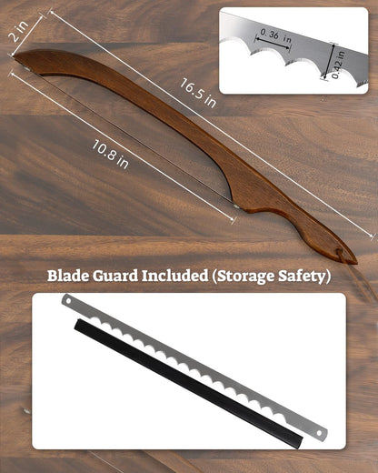16.5" Bread Slicer, Sourdough Bread Knife for Homemade Bread7