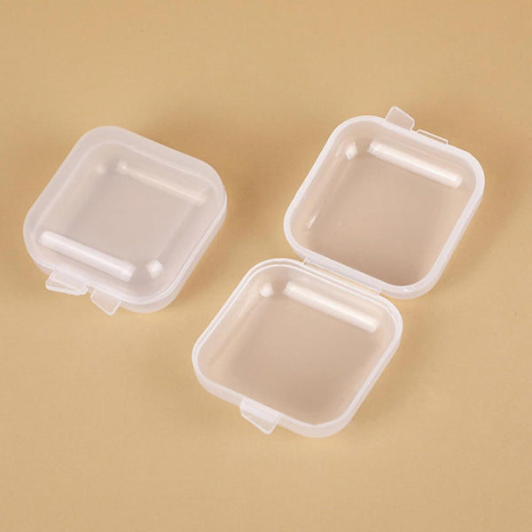 10Pcs Small Jewelry Organizer Box Portable Plastic Storage Case for Earrings Rings Compact Travel-Friendly Jewelry Container4