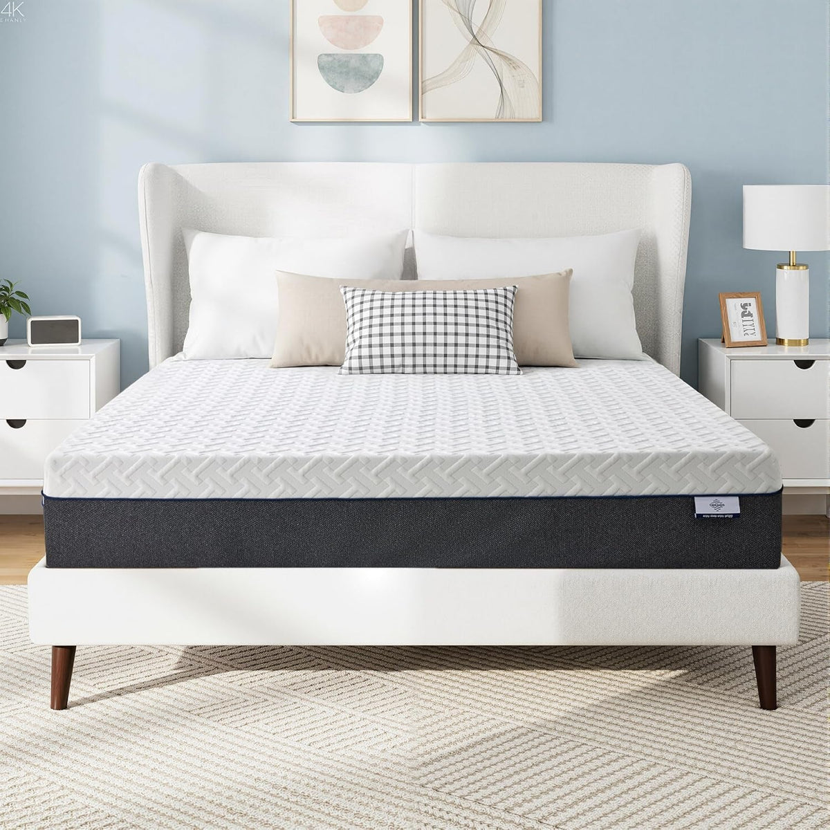 queen-size-memory-foam-mattress-12-inch-green-tea-gel-medium-plush