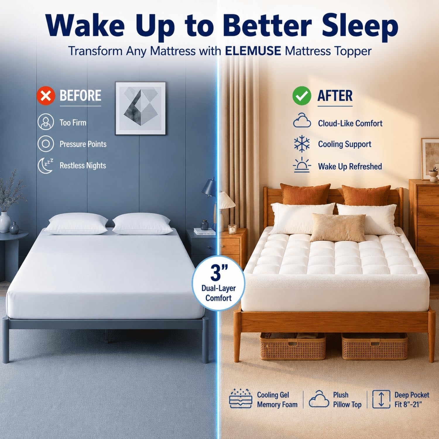 3-inch-king-dual-layer-memory-foam-mattress-topper-with-pillowtop