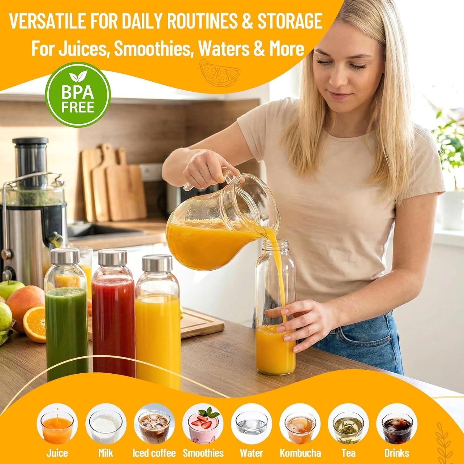 18-oz-glass-water-bottles-clear-glass-bottles-with-lids-6-pack-leak-proof-reusable-juice-bottle-with-stainless-steel-cap-for-juicing-refrigerator-dishwasher-safe-bpa-free-juice-container