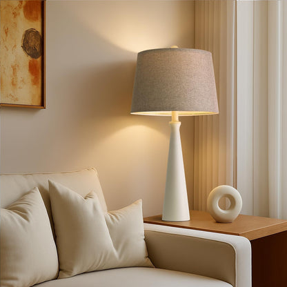 25.75" Modern Table Lamp for Bedroom Set of 2, USB C Port, White3