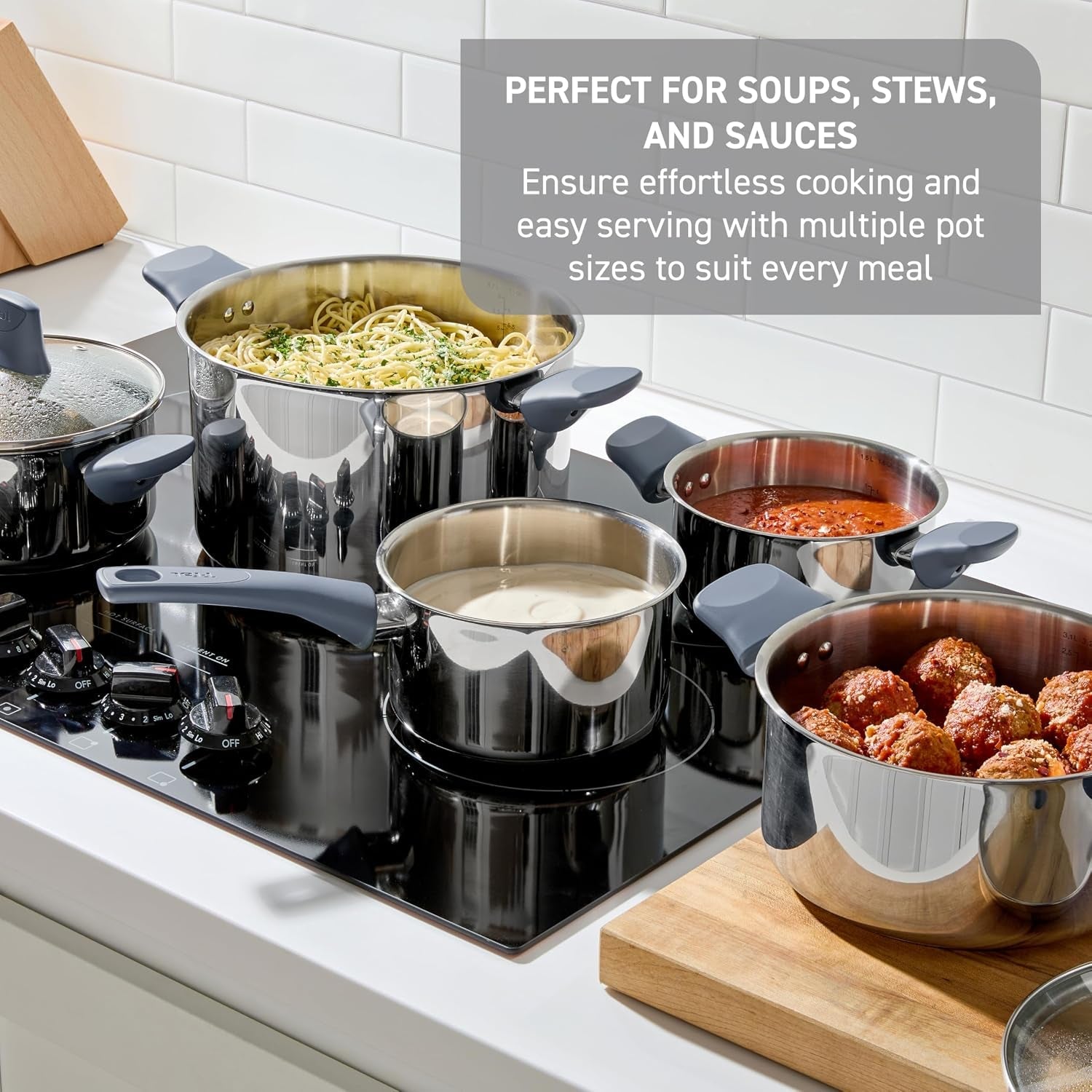 essentials-stainless-steel-cookware-set-12-piece-induction-compatible-oven-safe-350f-cooking-set-w-stewpots-stockpot-saucepan-lids-tools-measuring-marks-dishwasher-safe-silver-blue