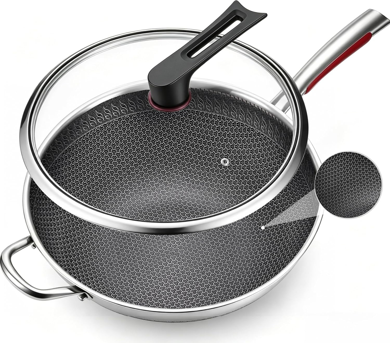 14-inch-stainless-steel-wok-pan-with-glass-lid-tri-ply-nonstick-wok-stir-fry-pan-pfoa-free-uncoated-cookware-for-all-cooktops-induction-compatible-flat-bottom