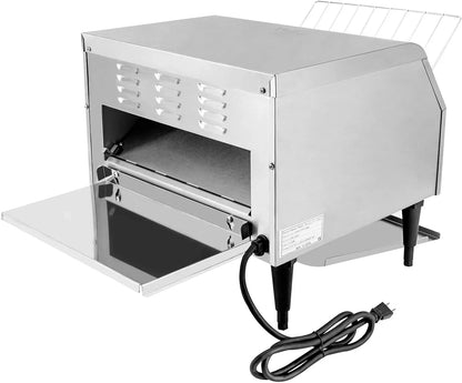 450 Slices/Hour Commercial Toaster, 110V 2600W Electric Conveyor Toaster Oven Stainless Steel Commercial Conveyor Belt Toasters for Restaurant, Bakery, Buffet Use5