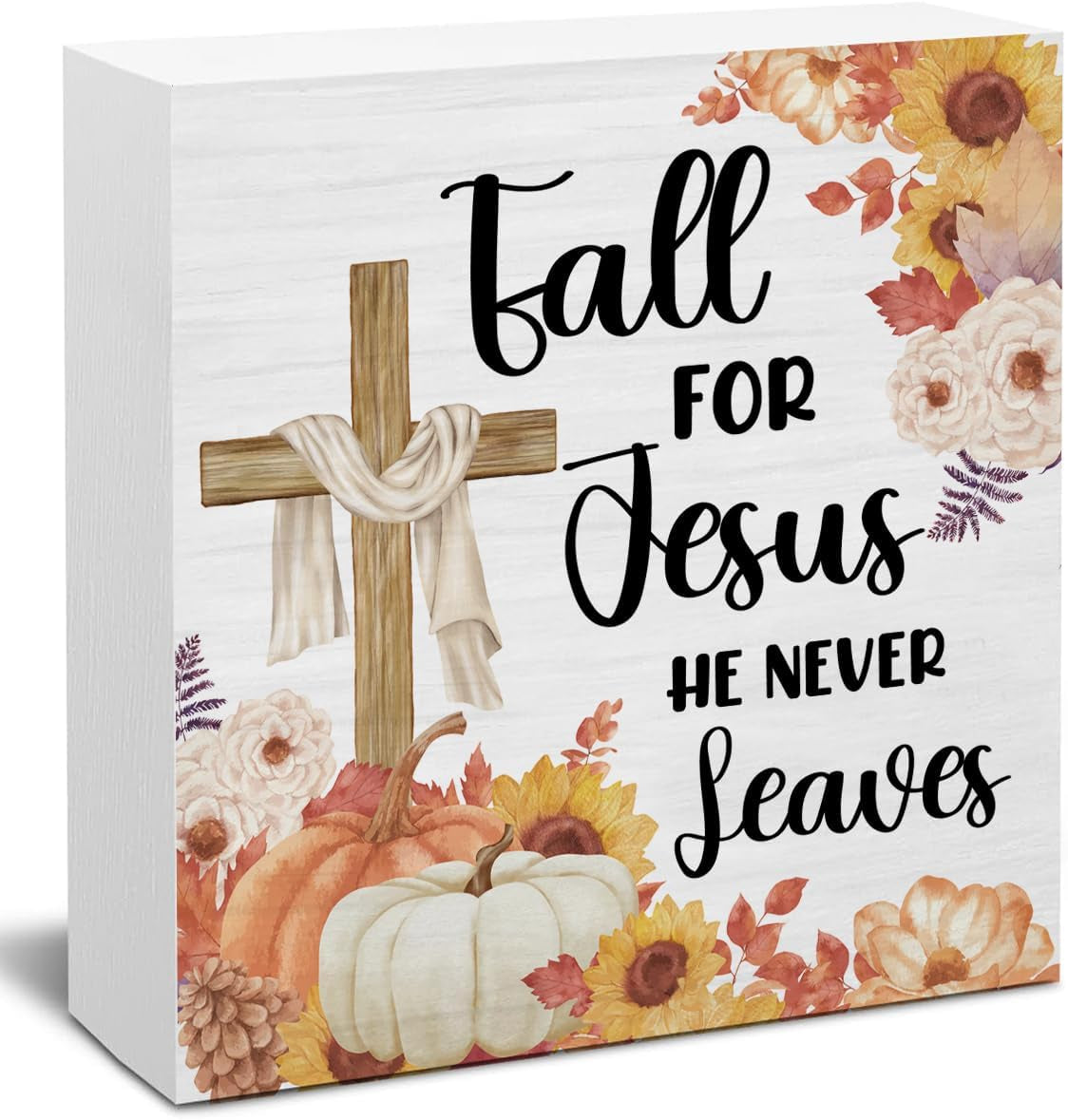 fall-decor-religious-cross-pumpkins-decorations-fall-for-jesus-he-never-leaves-wooden-sign-rustic-home-decor-5-x-5-inches