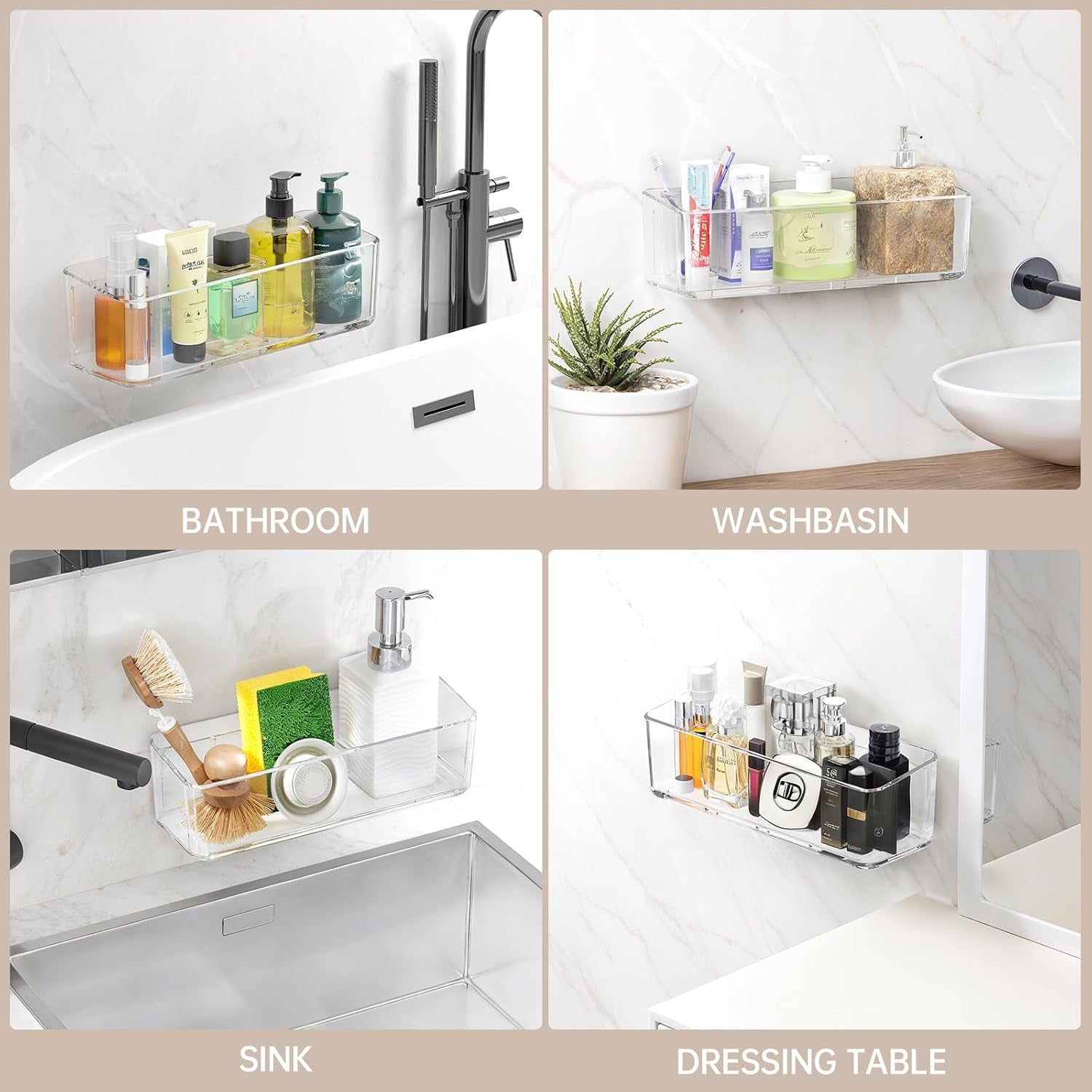 2-pcs-clear-shower-shelf-large-bathroom-wall-mounted-shower-caddy