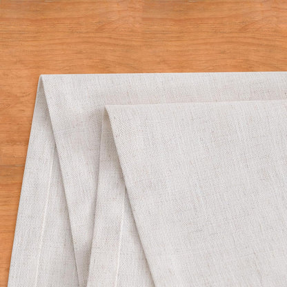 Linen Table Runner, Burlap Cream Table Runners 48 Inches Long3