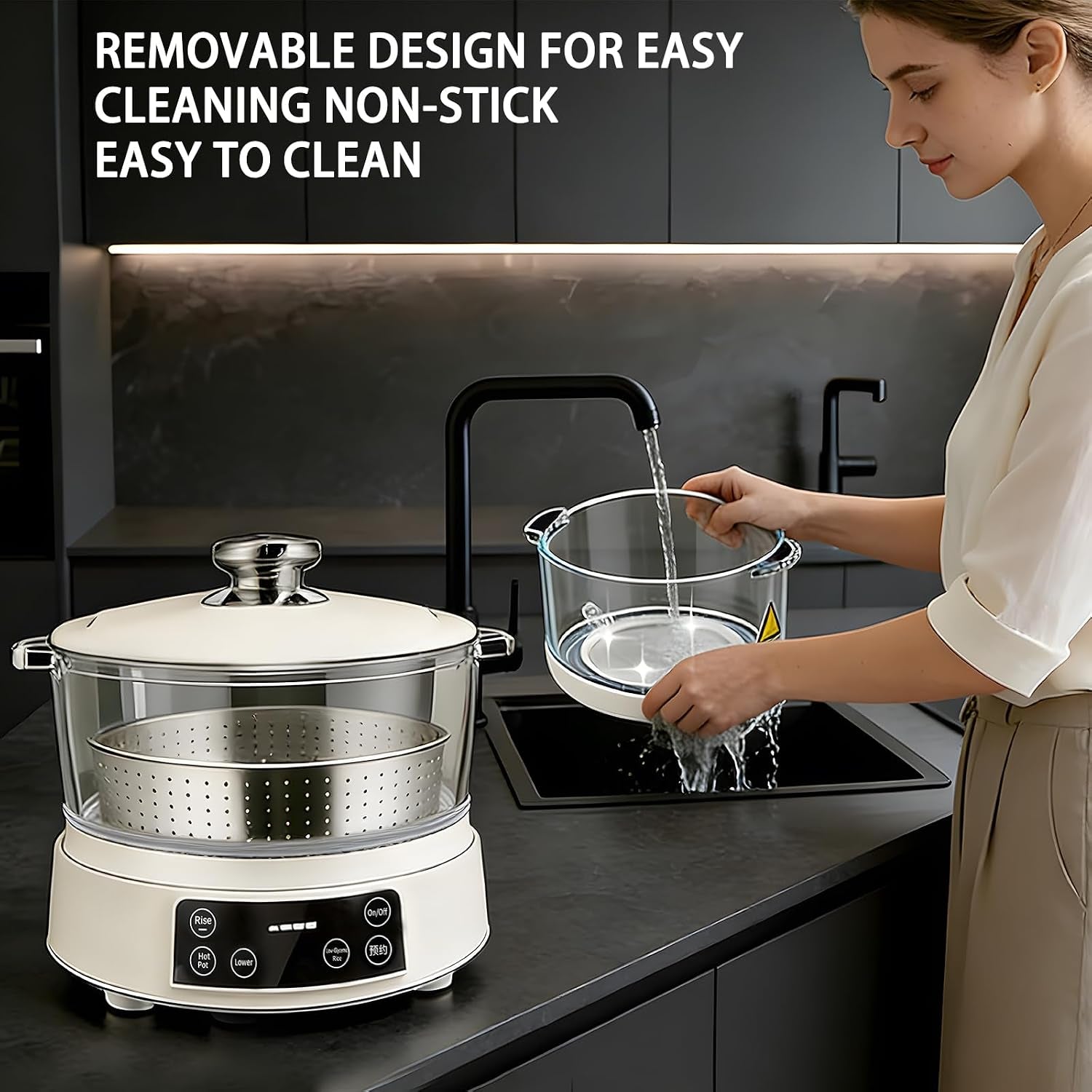 3l-low-carb-rice-cooker-multi-rice-cooker-with-auto-lift-filter-basket-separate-rice-from-soup-steam-or-boil-smart-touchscreen-precise-temperature-control-for-home-use
