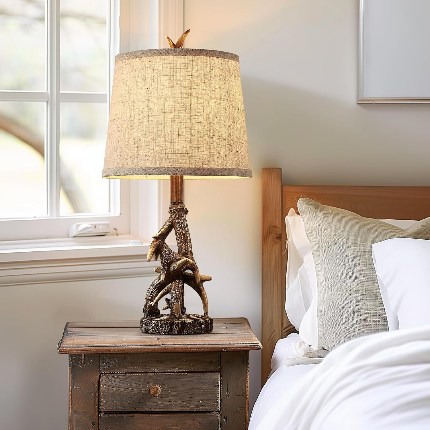 23-rustic-farmhouse-table-lamps-set-of-2-deer-antler-lamps-for-bedroom-nightstand-lamp-western-cabin-side-lamp-for-living-room-end-table-study-room-desk-brown