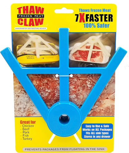 Meat Defroster, a Kitchen Essential Tool for Quick and Easy Defrosting of Chicken, Beef, Pork and Fish, Kitchen Gadgets Accessories, Easy Storage, Fits All Sinks, Thaws in Minutes1