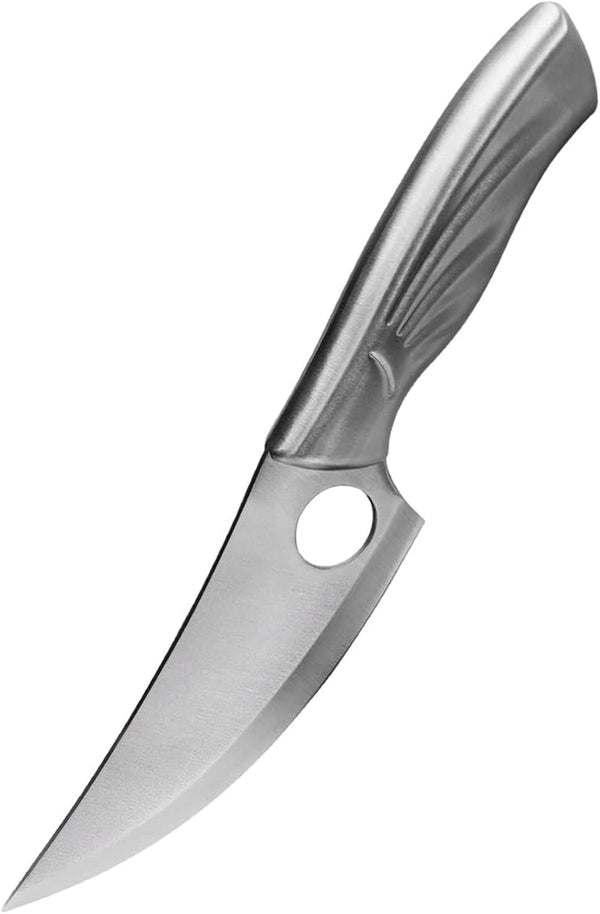 Meat Cleaver Knife, Stainless Steel Boning Knife Kitchen Chef Knife Meat Cleaver Outdoor Camping Cooking Cutter Butcher Knife Kitchen Tool (Color : Boning Knife)1