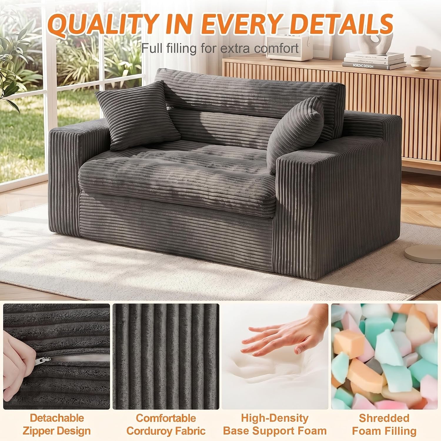 boneless-loveseat-sofa-couch-2-in-1-convertible-sofa-bed-with-pillows-fold-out-bean-bag-chair-boneless-floor-couch-for-living-room-bedroom-office-lounge-apartment-no-assembly-needed-grey