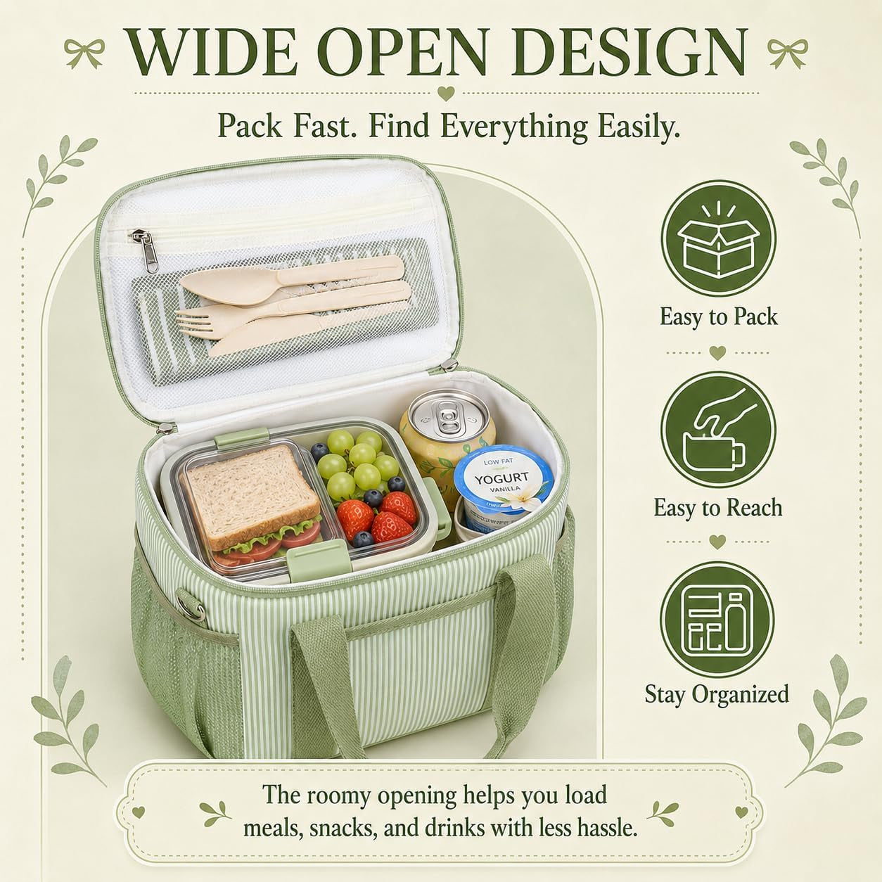 insulated-lunch-box-for-women-cute-corduroy-lunch-bag-with-shoulder-strap-leakproof-wide-open-lunch-tote-for-work-office-school-picnic-green-white-stripes