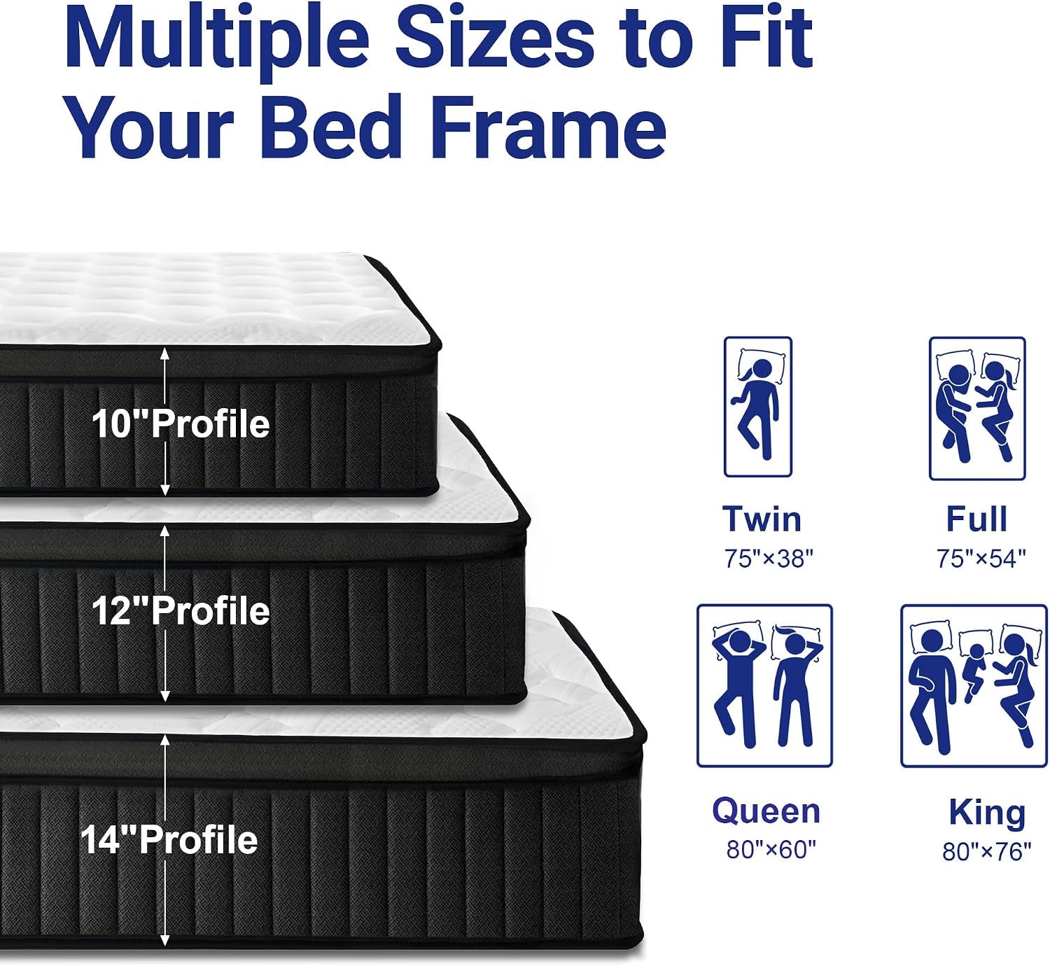 full-size-mattress-12-inch-firm-hybrid-memory-foam-mattress
