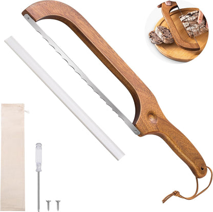 Sourdough Bread Knife for Homemade Bread Cutter, Bread Slicer for Homemade | 14.5" Bow Bread Knives, Ergonomic Grip, Easy to Cuts into Uniform Thin Slices for Cutting Sourdough Bread, Bagel,Baguette Etc1