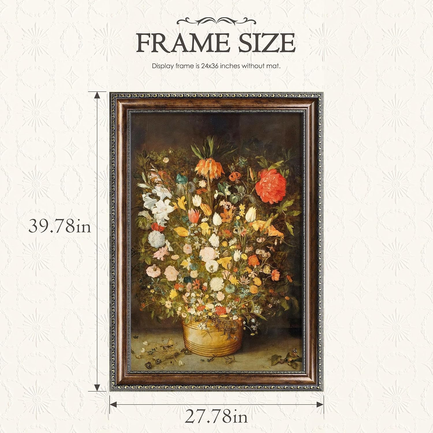vintage-24x36-poster-frame-hd-plastic-golden-brown
