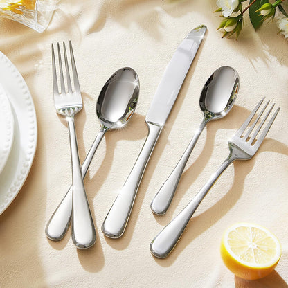 Silverware Set for 4, 20 Piece Stainless Steel Flatware Cutlery Utensil Set2