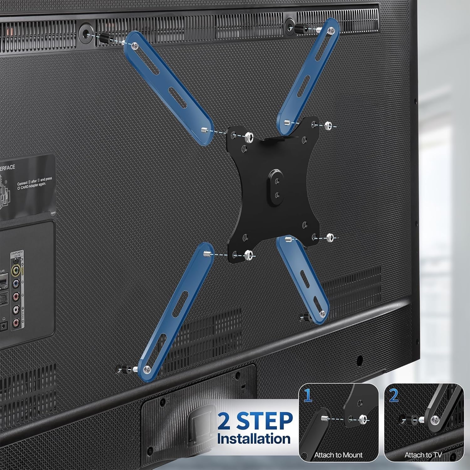 vivo-steel-vesa-extension-mount-adapter-brackets-for-screens-32-to-55-inch-lcd-led-tv-conversion-plate-kit-for-vesa-up-to-400x400mm-mount-ad400b