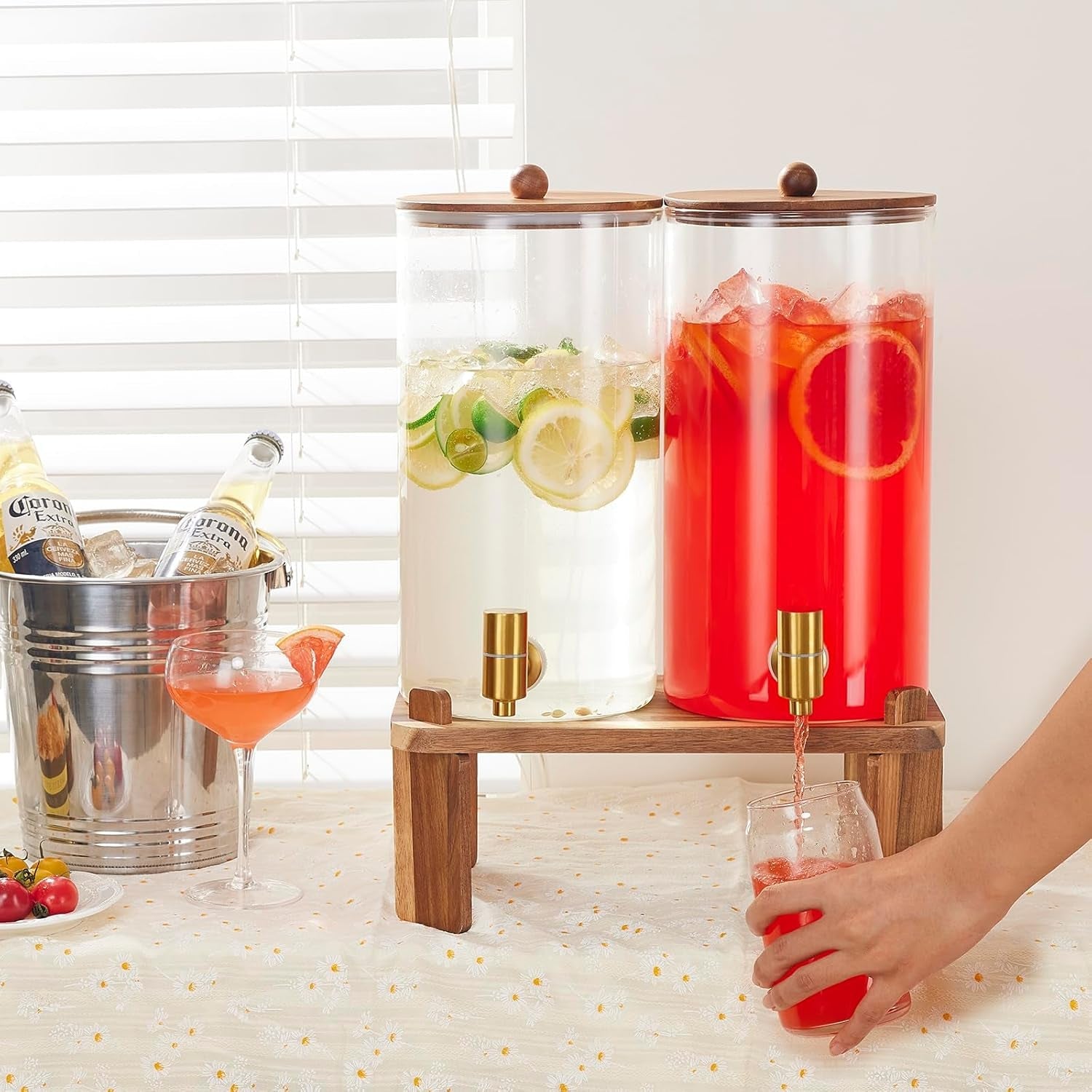 1-5-gallon-drink-dispenser-2p-glass-dispenser-w-wood-stand-6l-large-capacity-stainless-steel-spigot-beverage-container-for-lemonade-juice-sun-tea-ideal-for-home-gatherings-party-drink