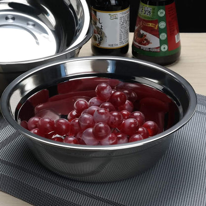 4-Pack Stainless Steel Mixing Bowls, Metal Prep Bowls5