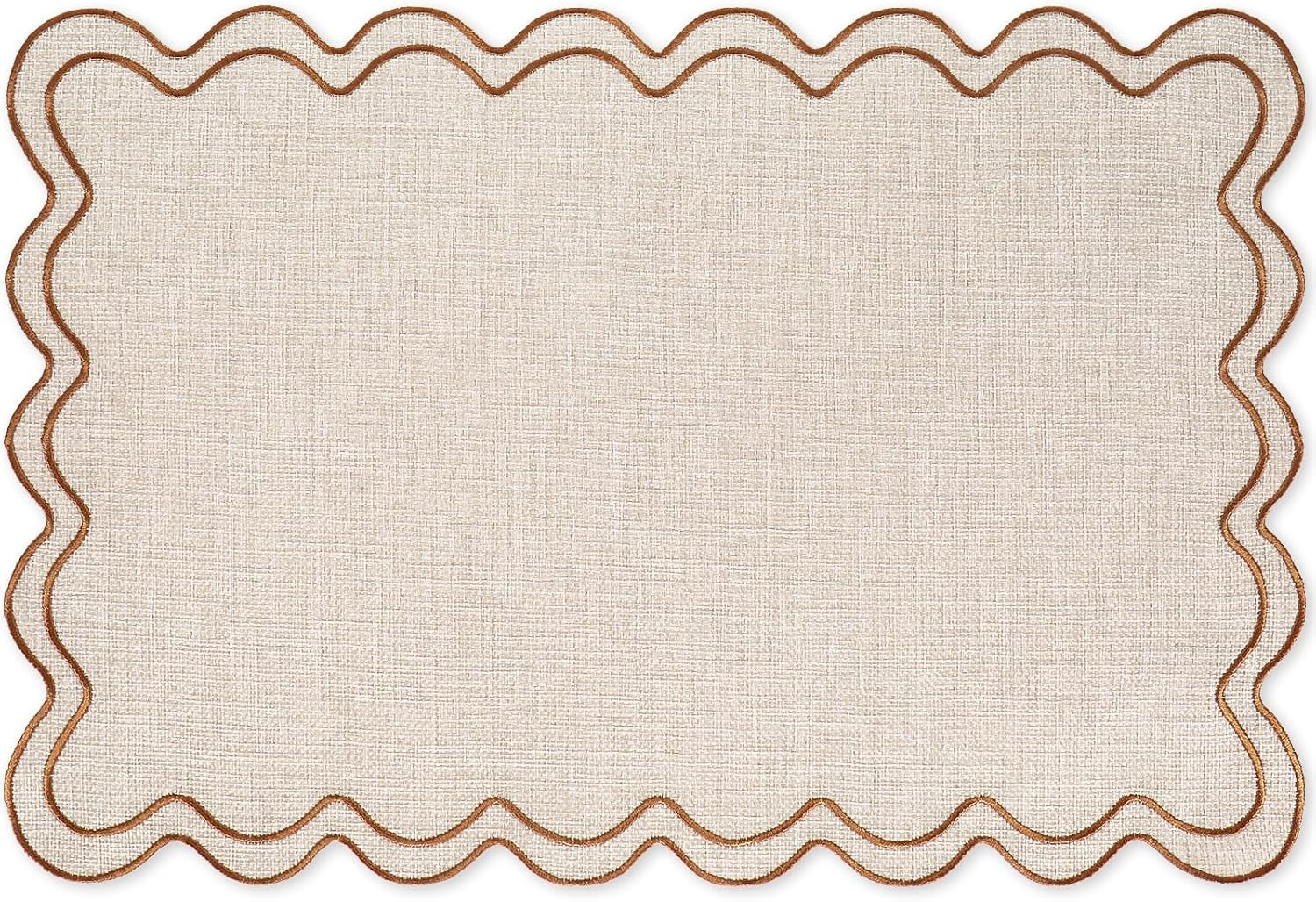 beige-linen-placemats-embroidered-scalloped-kitchen-place-mats-for-birthday-baby-shower-party-home-dining-table-decor-set-of-6-13-x-19-in